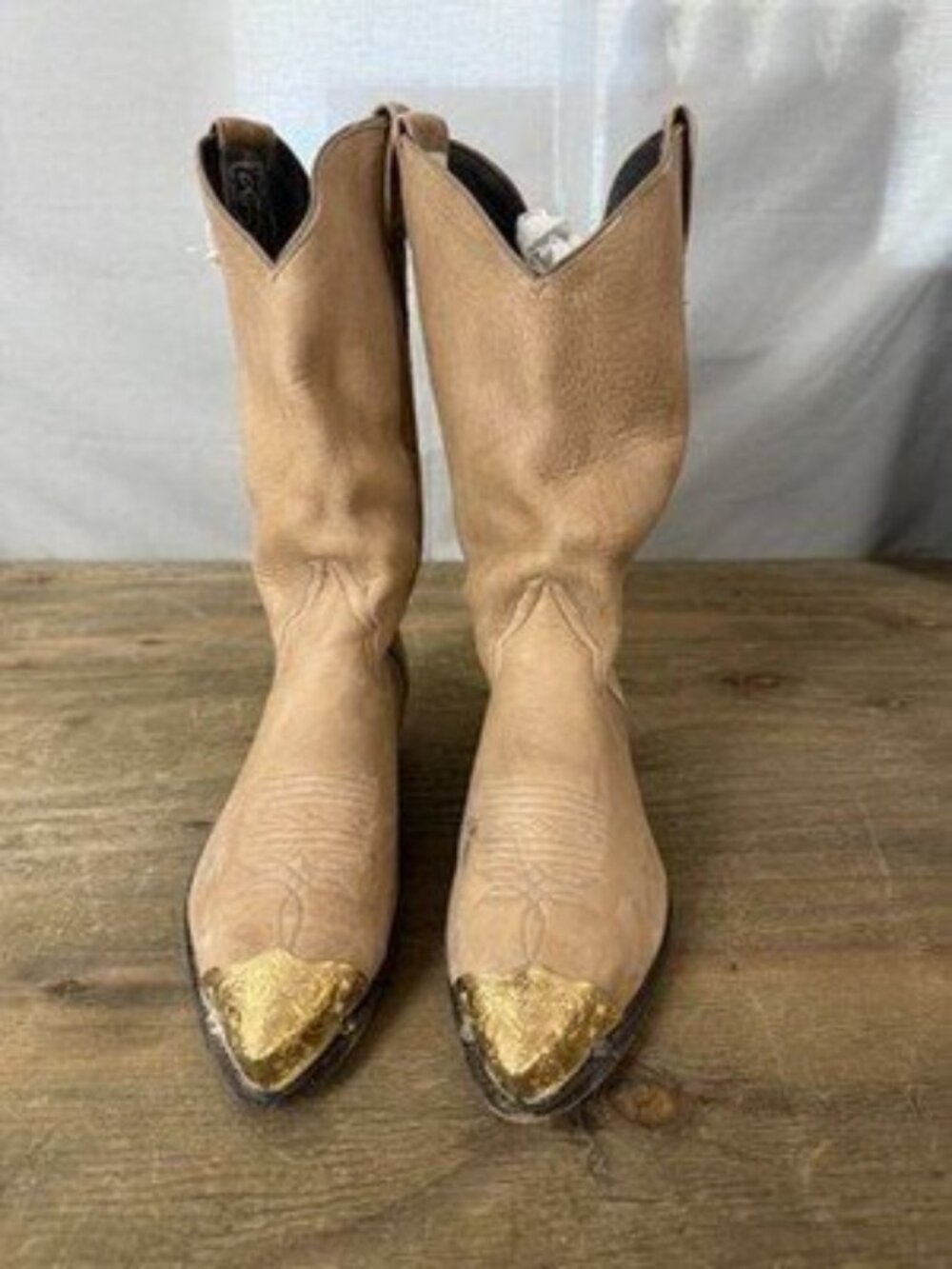 Larry Mahan Western Boot Tan Size 9.5 D